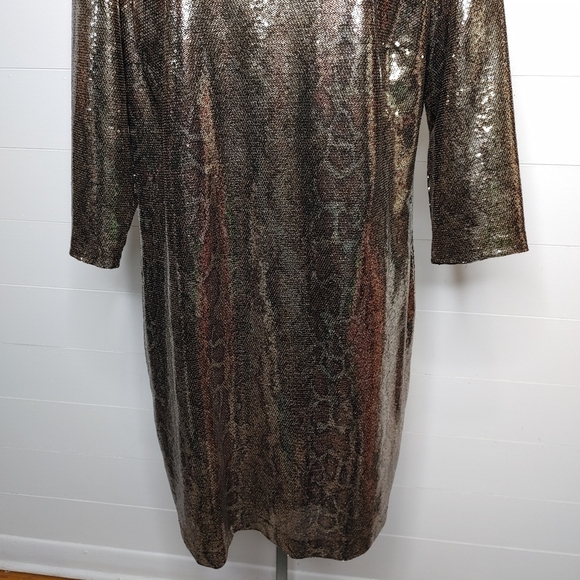 ELIE Tahari sequin dress size 16 - Picture 3 of 15